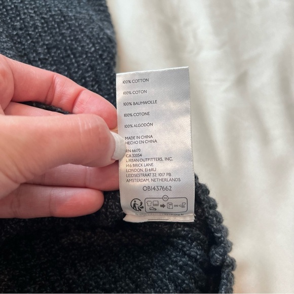 Free People Beach Gray Freya Short Sleeve Knit Sweater Size Extra Small - Picture 6 of 8